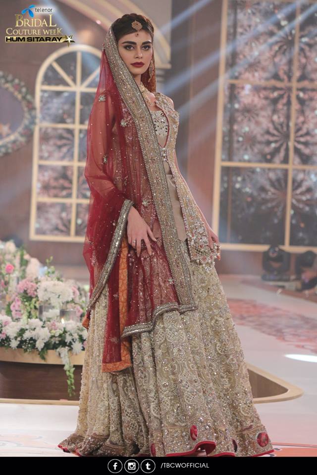 maroon wedding dresses pakistani