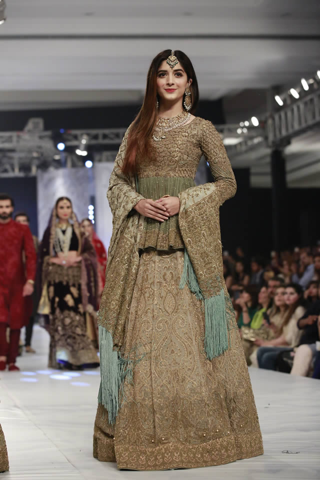 chiffon bridal dresses pakistani