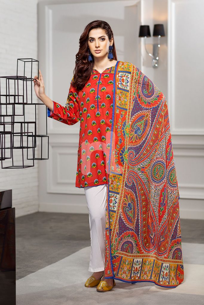 shirt and dupatta