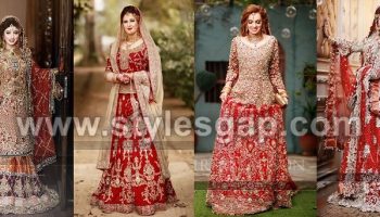 Pakistani Bridal Lehenga Dresses Designs Styles