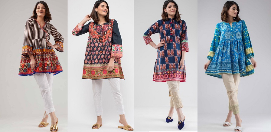 Khaadi Stylish Summer Kurtas & Dresses Pret Spring Collection 2018-19