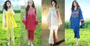 Latest Summer Kurti Designs & Tops Origins Collection 2024