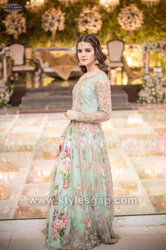 Fancy net sales frock design