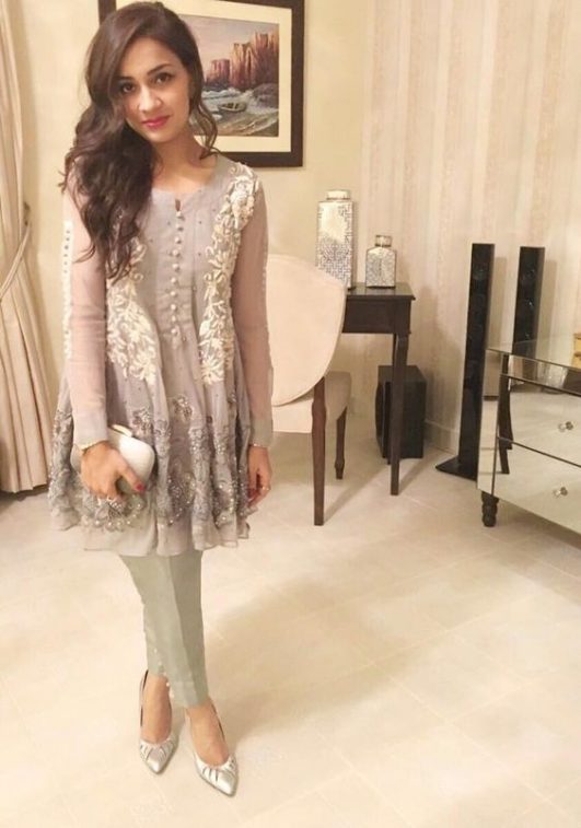 short frock with peplum