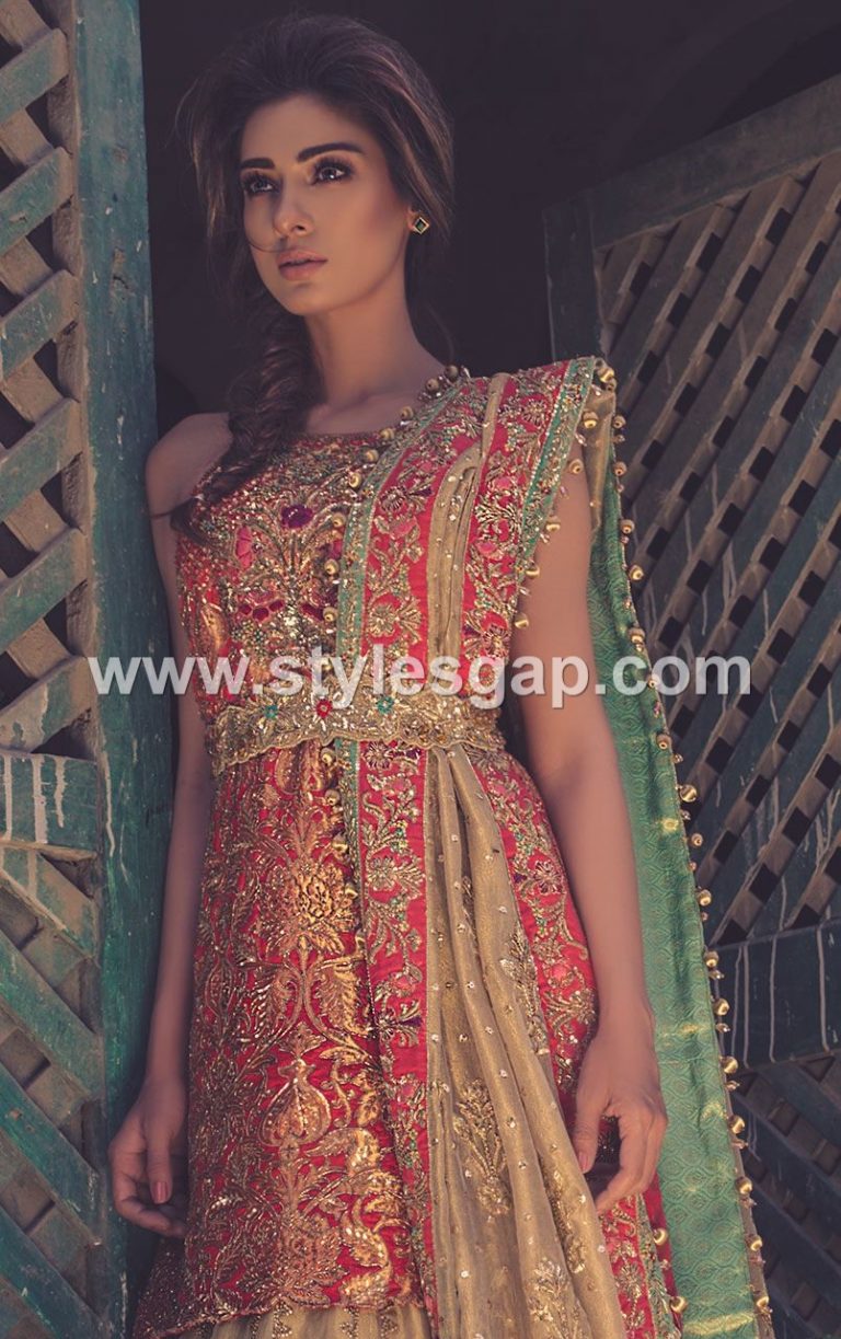 Pakistani Waist Belt Dresses Designs Party Wedding 2024 Styles