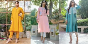 Ego Modern Ladies Trendy Shirts & Kurtas Collection 2022 for Eid