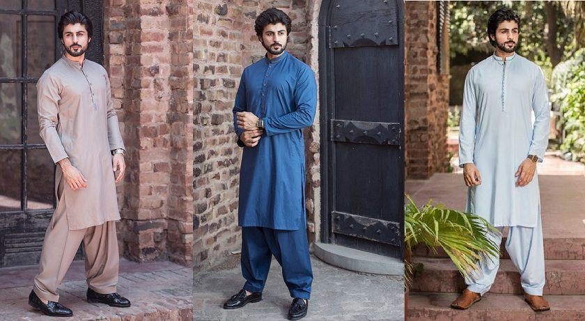 Latest Bonanza Men Eid Kurta Shalwar Kameez Collection 2018-2019