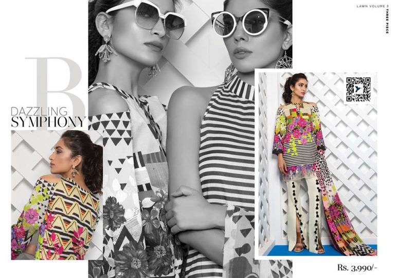 Dazzling Symphony- Sapphire Latest Eid Lawn Collection ...