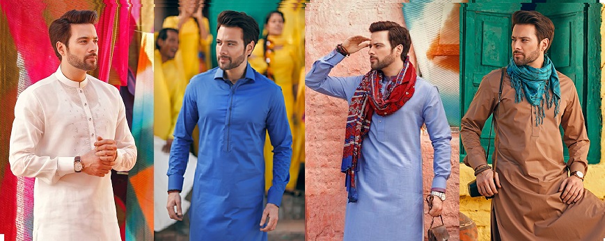 Latest Eid Men Kurta Shalwar Kameez Designs New Collection 