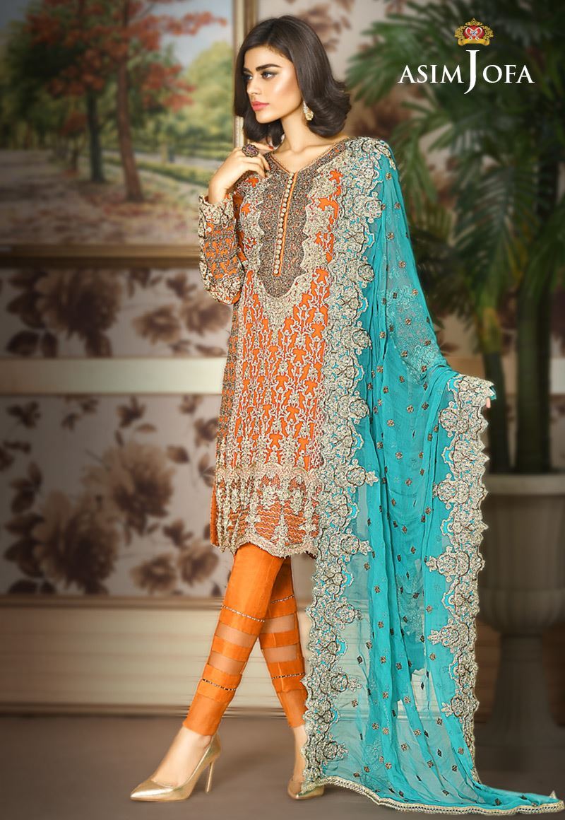 pakistani silk suits 2018