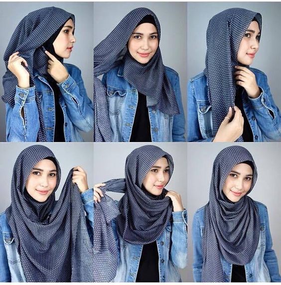 casual hijab style 2018