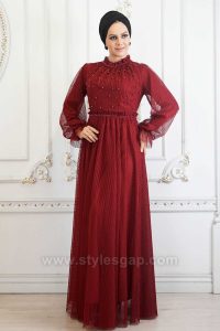 Fancy Party Wear Formal Hijabs Abaya Evening Dresses