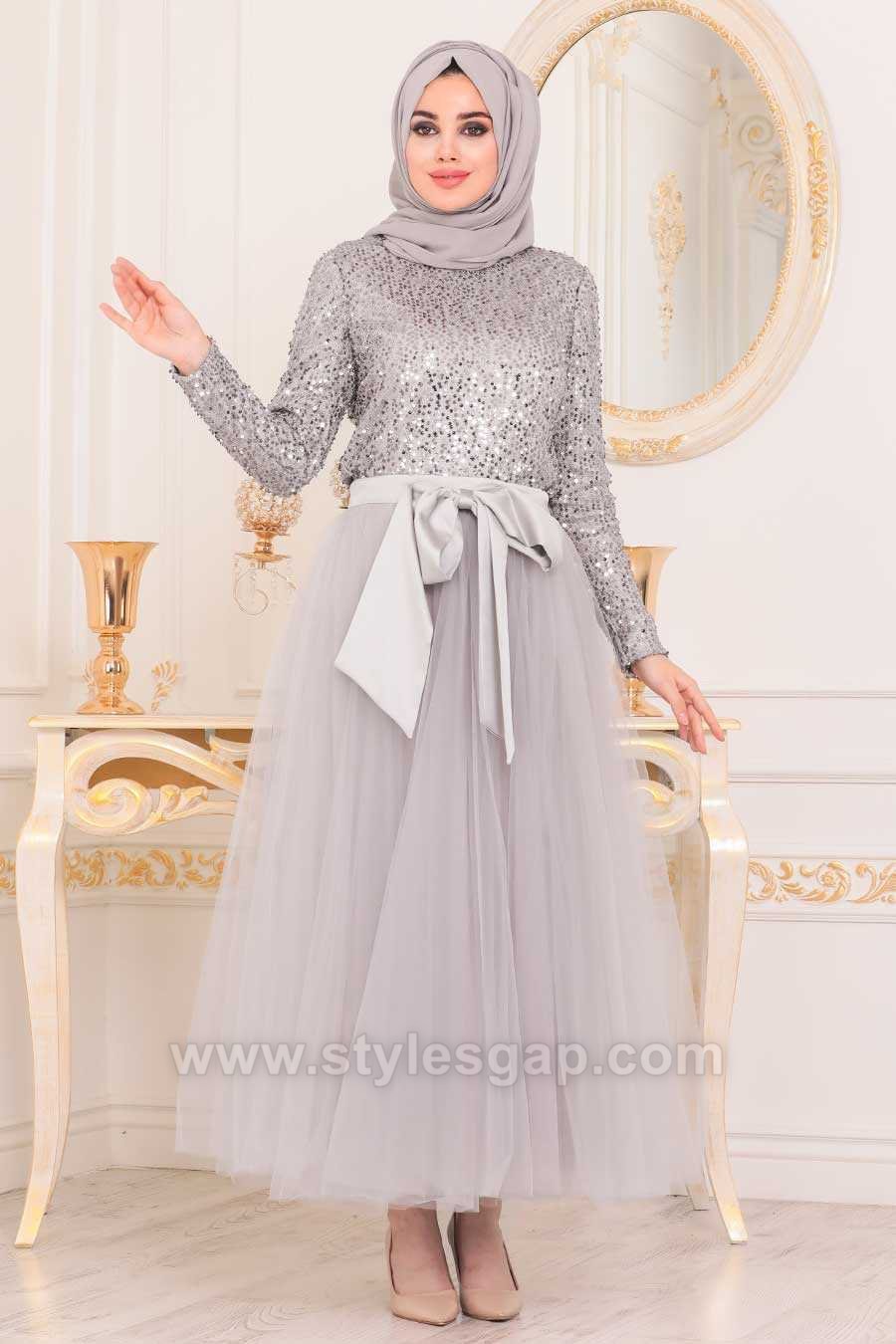 Latest Fancy Party Wear Formal Hijabs Abaya 2023 24 Collection