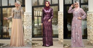 Latest Fancy Party Wear Formal Hijabs Abaya Evening Dresses 2022