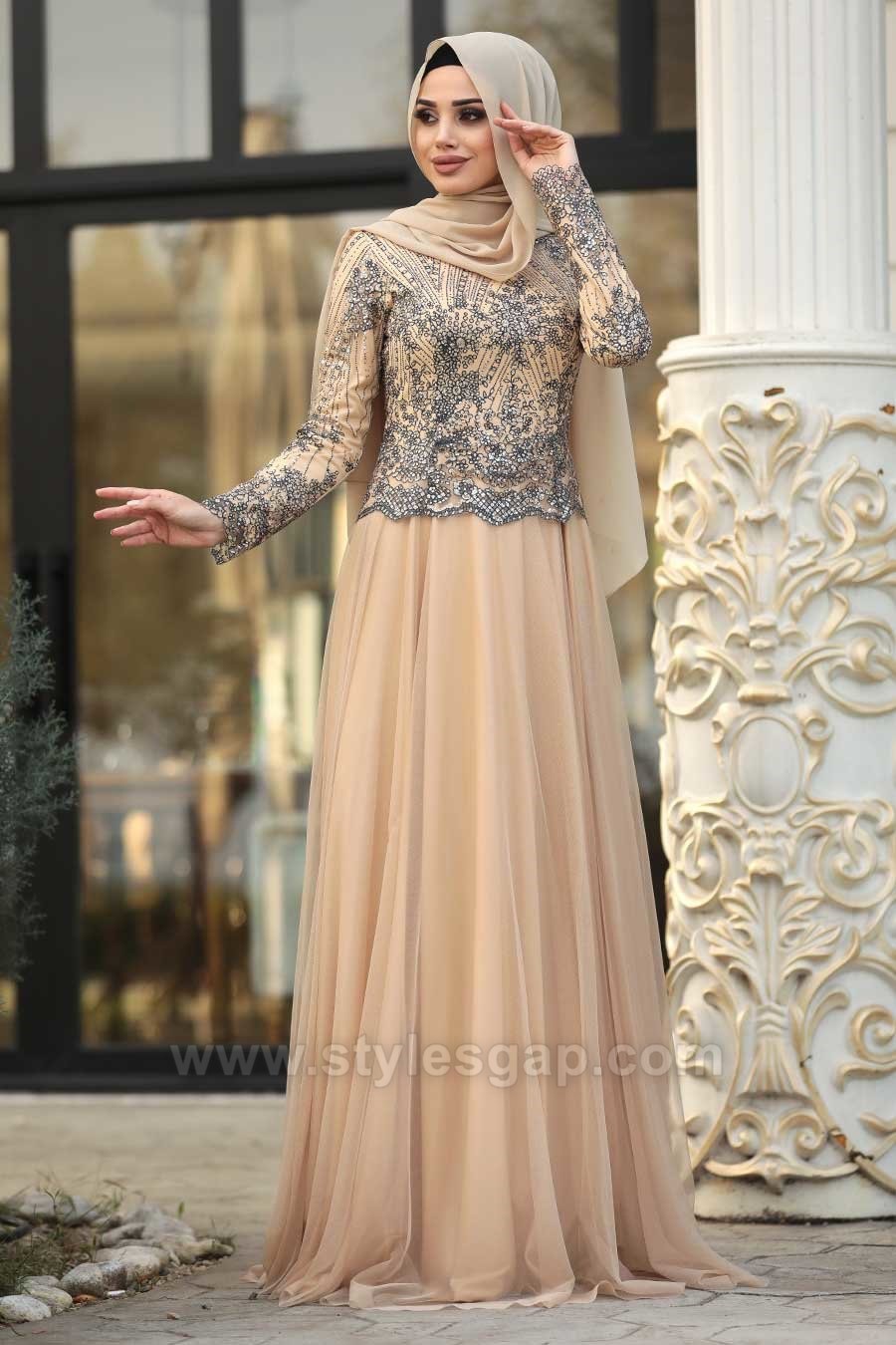 Formal Hijabs Abaya Evening Dresses ...