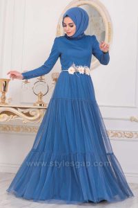 Fancy Party Wear Formal Hijabs Abaya Evening Dresses