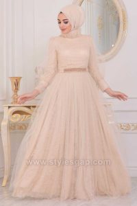 Fancy Party Wear Formal Hijabs Abaya Evening Dresses
