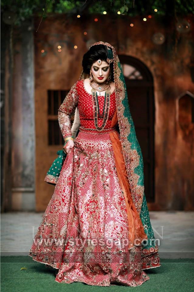 pakistani lehenga designs