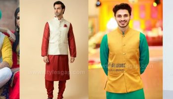 Latest Men Mehndi Dresses Kurta Shalwar Kameez Designs 2017-18