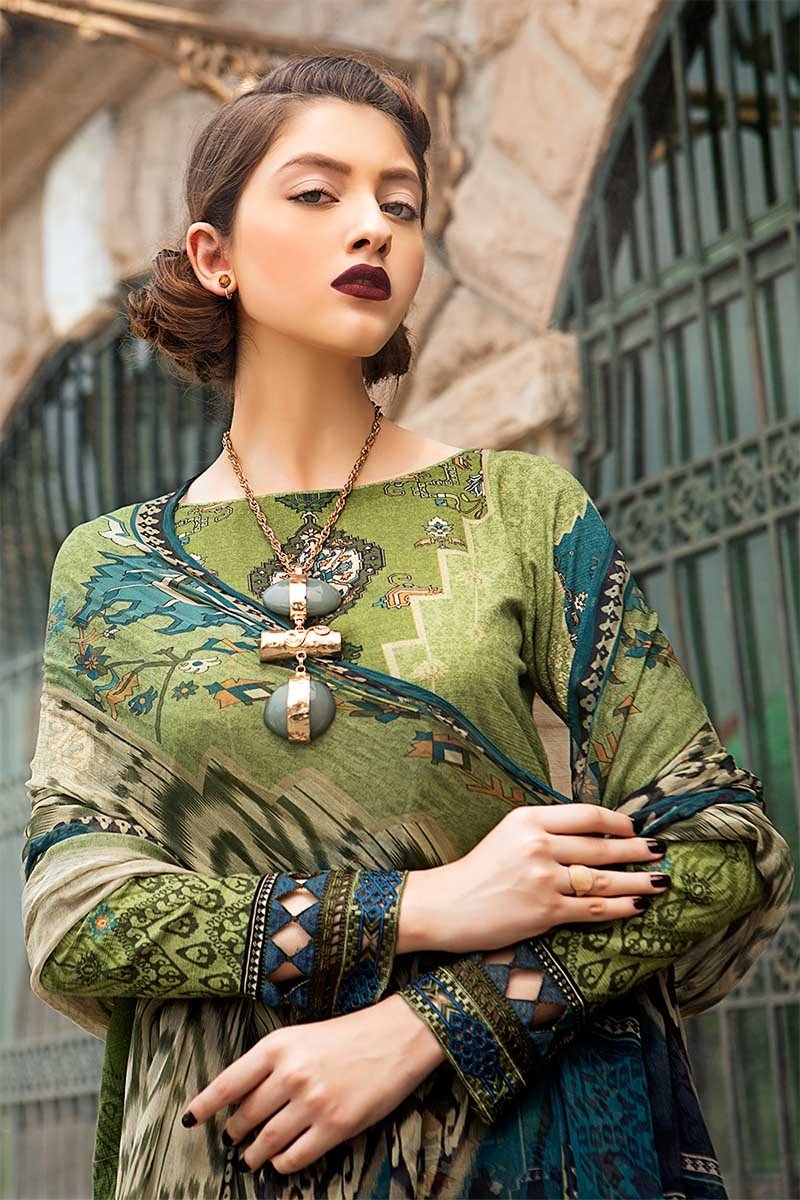 Latest Maria B Winter Printed Dresses Lyallpur 1872 Collection 2018 ...