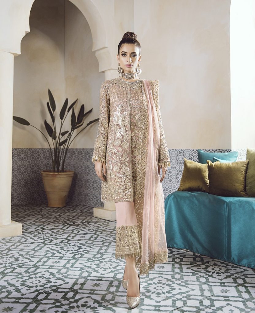 Pakistani Party Wear Embroidered Shirts 202425 Latest Designs