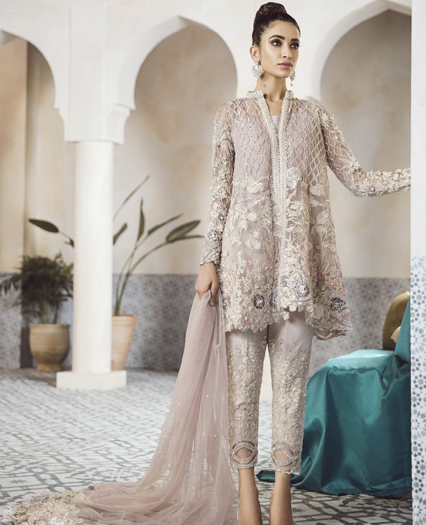 Pakistani Party Wear Embroidered Shirts 202425 Latest Designs