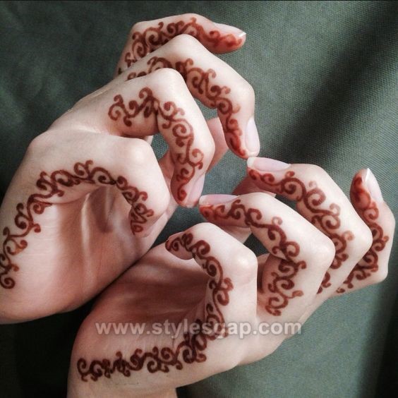 Beautiful Easy Finger Mehndi Designs 2020 2021 Styles