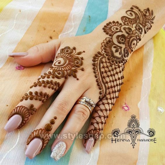 Beautiful Easy Finger Mehndi Designs 2020 2021 Styles