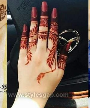 Beautiful Easy Finger Mehndi Designs 2018-2019 Styles