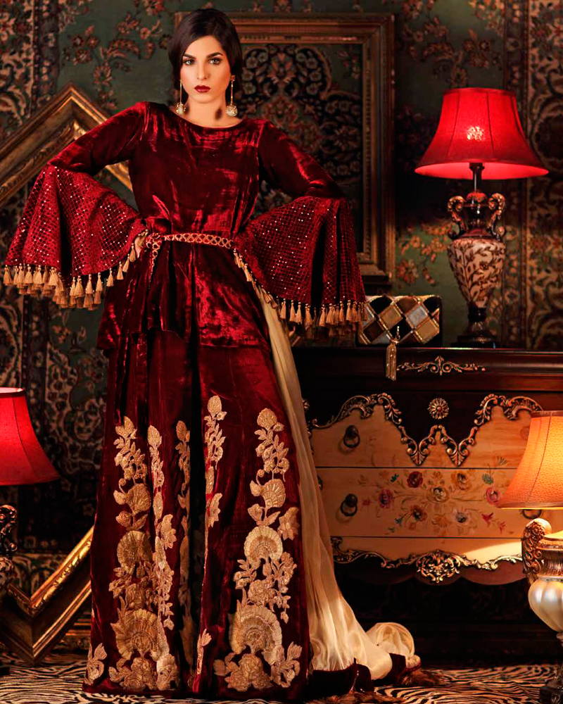 Winter Velvet  Dresses  Designs  Latest Trends Collection 