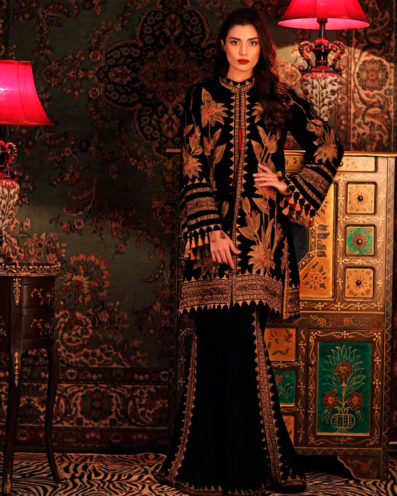 Winter Velvet  Dresses  Designs  Latest Trends Collection 