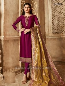 Latest Indian Churidar Suits