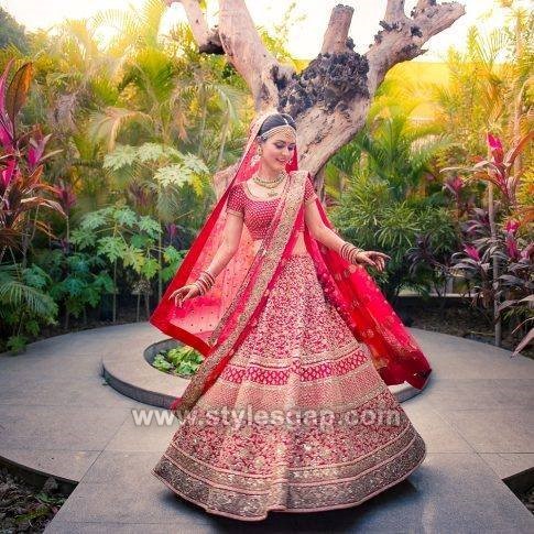 Latest Indian Bridal Lehenga trends 2018 (1) - StylesGap.com