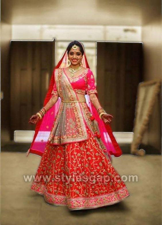 hindu bridal lehenga