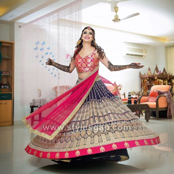 Latest Indian Wedding Bridal Ghagra trends (2)