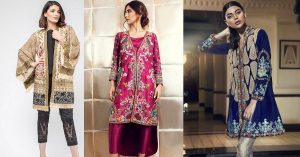 Latest Ladies Medium Shirts Frocks Designs & Styles Collection 2024