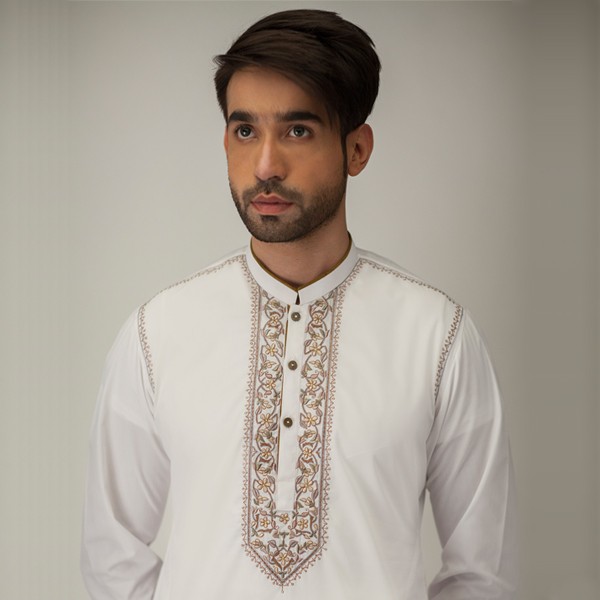 Embroidered Latest Men Summer Kurta Shalwar Designs (3) - StylesGap.com