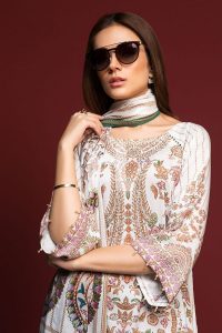 winter printed khaddar dress Nishat Linen Winter Dresses Collection