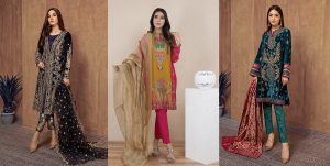 Pakistani Fashion Latest Women Best Winter Dresses 2023 Designs