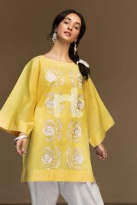 yellow kurti