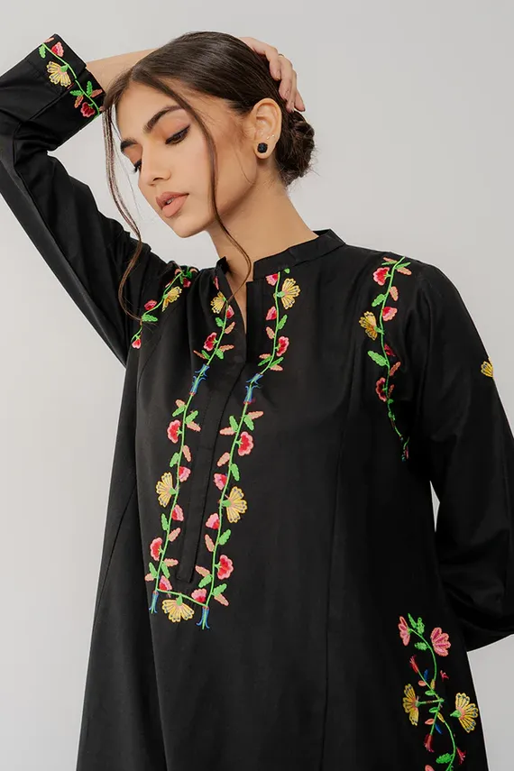 EGO Winter Ladies Kurta Designs & Diva Formal Dresses 2023-24