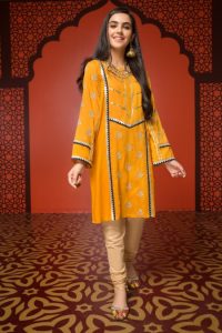mastard yellow kurta