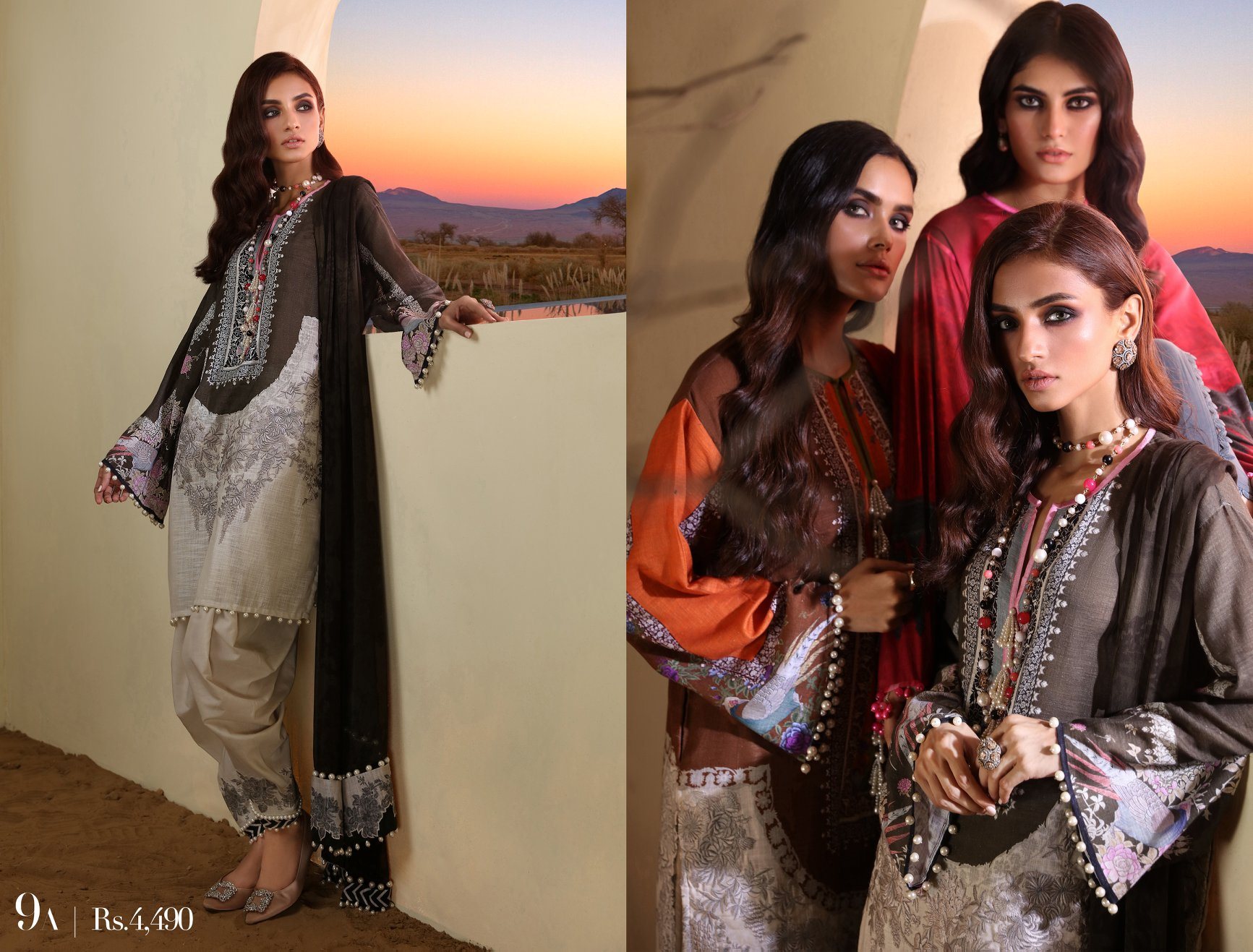 Sana Safinaz Winter Dresses Muzlin Collection 2019 2020