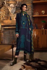 Maria B Latest Winter Linen Dresses Fancy Shawl Collection