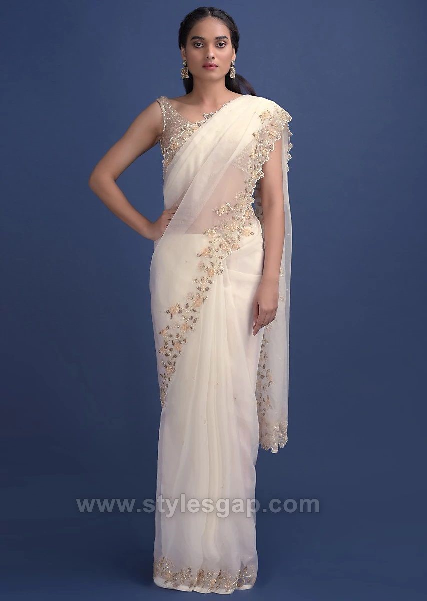 Latest Indian Party Wear Fancy Sarees Designs