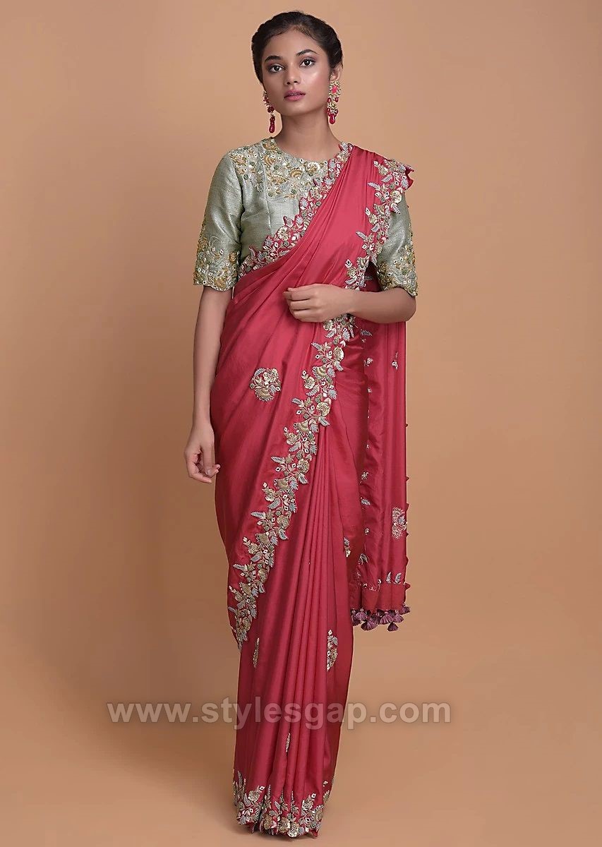 party wear new fashion saree