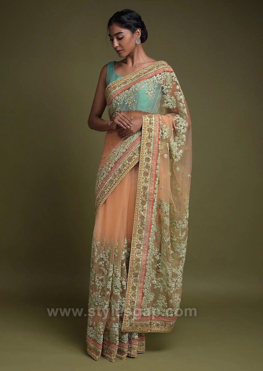 Latest Indian Party Wear Fancy Sarees Designs