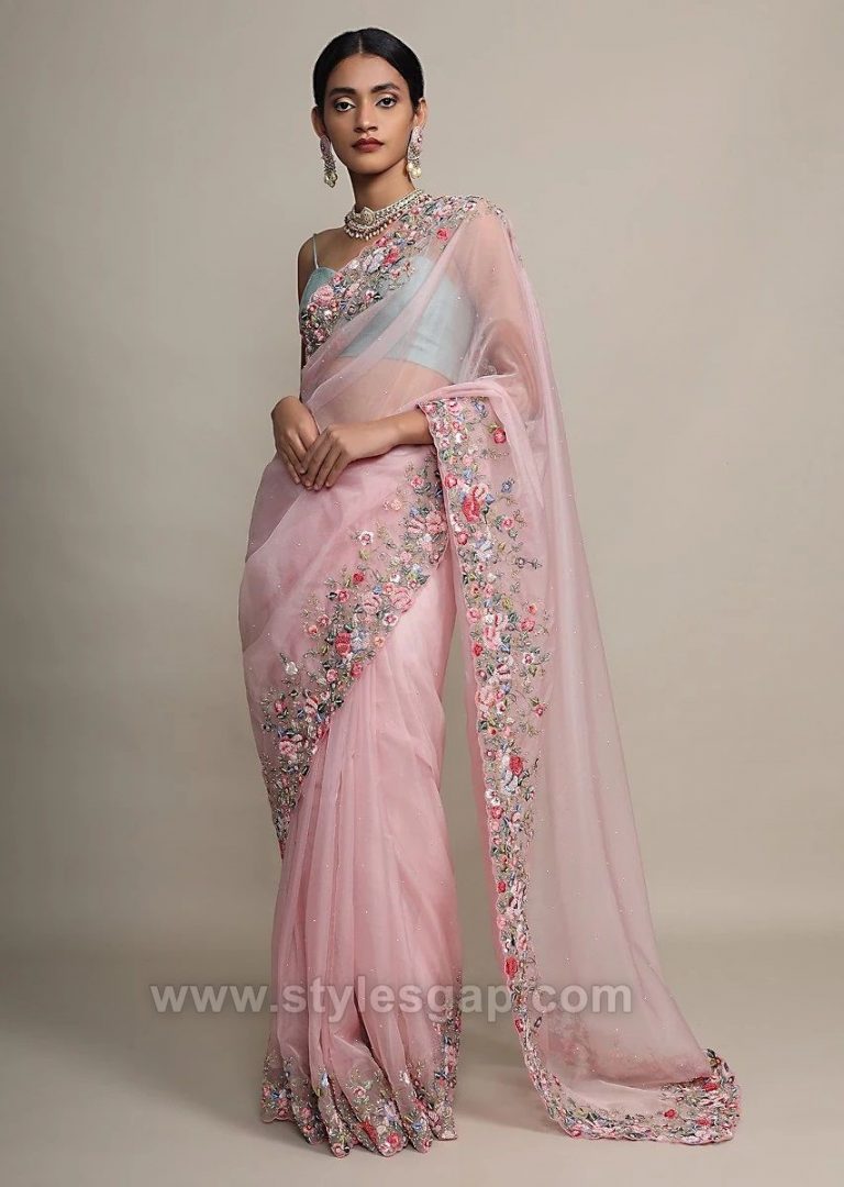 Latest Indian Party Wear Fancy Sarees Designs 202425 Collection