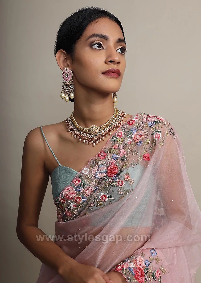 Graceful Rangoli Silk Wedding Wear Fancy Diamond Work Border Design Sa –  Urban Fashion
