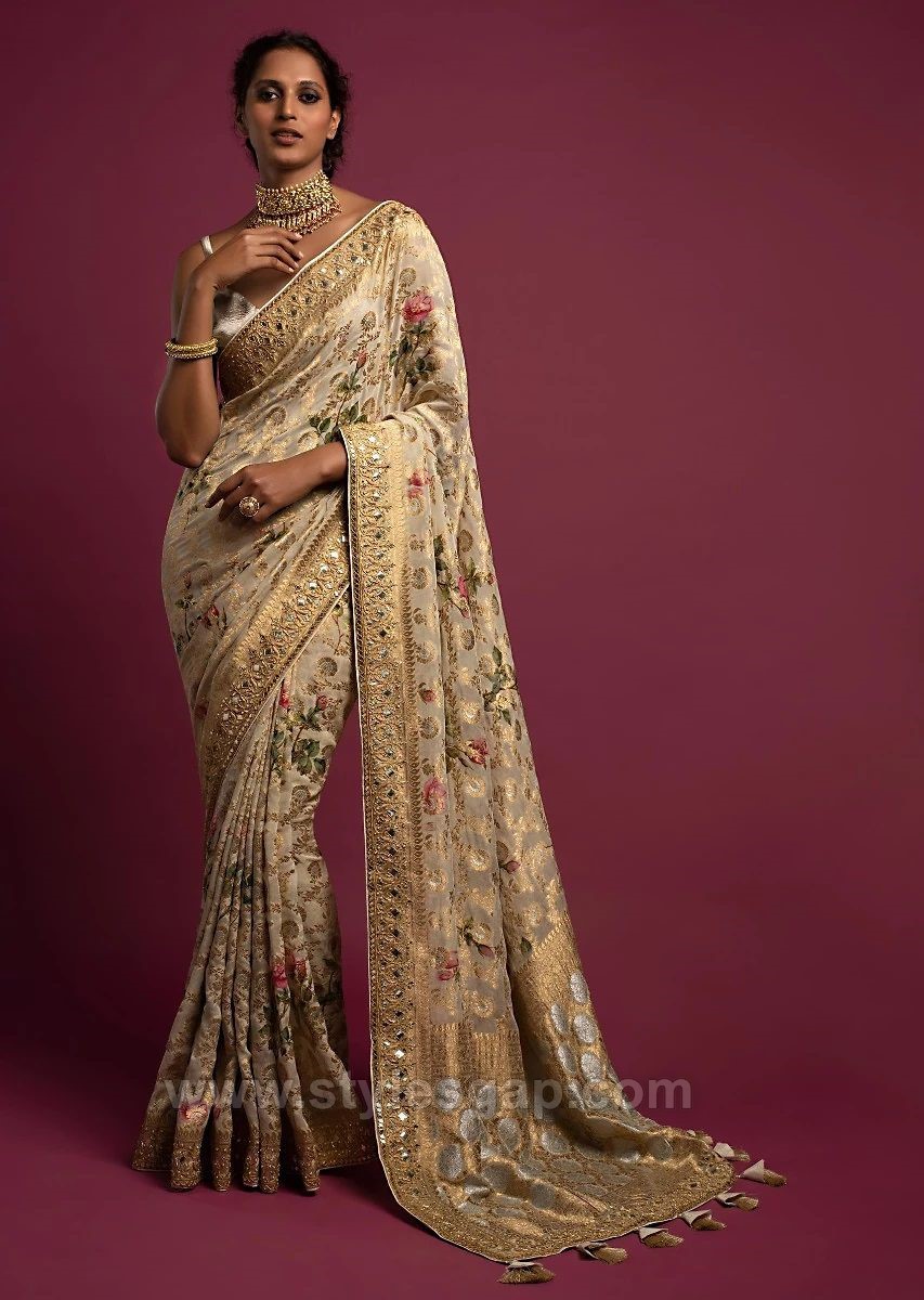 Indian Party Wear Fancy Sarees Designs ...